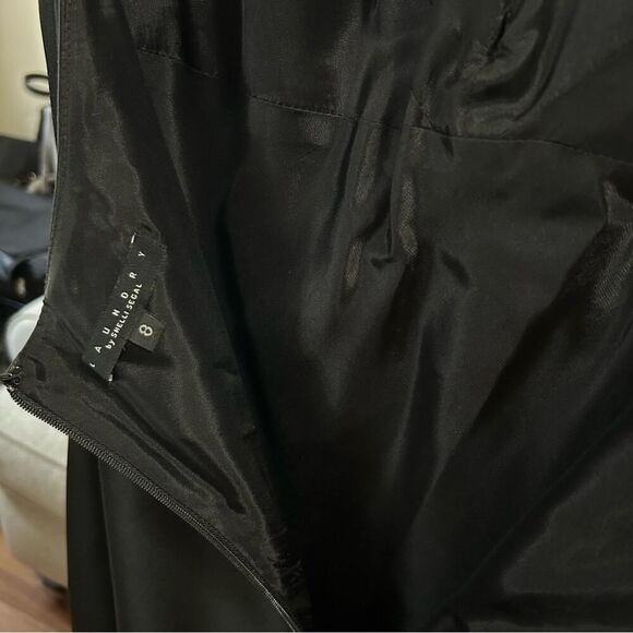 Laundry by Shelli Segal Black Sleek Halter Gown Size 8 90s Y2K Retro Classic - Picture 14 of 14